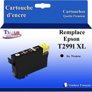 T3AZUR- Cartouche Compatible avec Epson 29XL 29 XL remplace Epson XP-342 XP-352 XP-452 XP-332 XP-245 XP-442 XP-255 XP-355 XP-455 XP-247 XP-432 XP-435 XP-335 XP-345 Noire