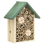 vidaXL Hôtel à insectes 2 Pièces 23x14x29 cm Bois de sapin massif