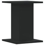 vidaXL Supports pour plantes 2 Pièces noir 30x30x40 cm bois d'ingénierie