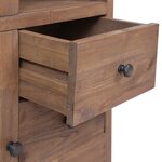 vidaXL Buffet 60x30x100 cm Bois de teck solide