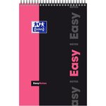 Bloc Notes Spirale Easynotes lignée 7mm 160p 90g 21x31 5cm coloris Aléatoire OXFORD