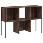 vidaXL Bibliothèque chêne marron 102x28x172 cm bois d'ingénierie