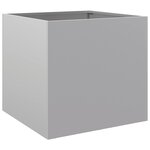 vidaXL Jardinière argenté 49x47x46 cm acier galvanisé