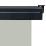 vidaXL Auvent latéral de balcon 120x250 cm Gris