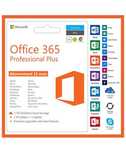 Microsoft Office 365 (PC Mac iOS Android Chromebook) - Validité 6 mois - Licence à télécharger