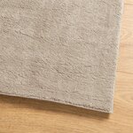 vidaXL Tapis HUARTE à poils courts doux et lavable sable 140x200 cm