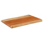 vidaXL Dessus de table 60x40x3 8 cm rectangulaire bois massif d'acacia