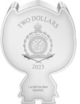 Monnaie en argent 2 dollars g 31.1 (1 oz) millésime 2023 chibi loki