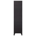 vidaXL Armoire à casiers Anthracite et rouge 90x40x180 cm Acier
