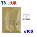 T3AZUR-  Enveloppes bulles  Nº17 - 240x330 mm - Lot de 100