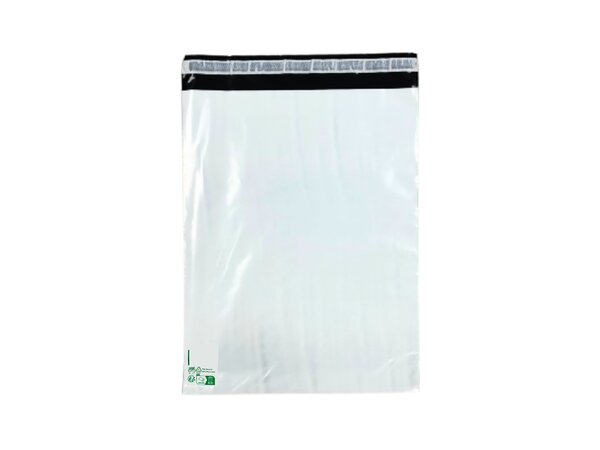 10 Enveloppes plastique opaques ECO 60 microns N°4 - 320x410mm