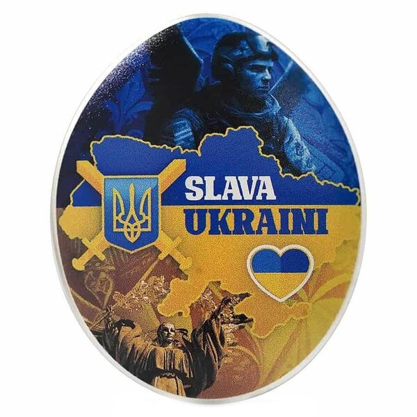 Pièce de monnaie en Argent 5000 Francs g 31.1 (1 oz) Millésime 2024 SLAVA UKRAINI PYSANKY