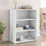 vidaXL Buffet blanc 70x41x93 cm bois d'ingénierie