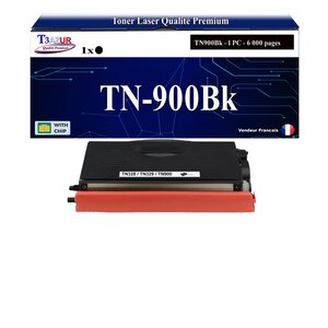 T3AZUR -Toner compatible avec Brother TN900 (TN900BK) pour Brother HL-L9200CDWT HL-L9300CDWTT MFC-L9550CDWT - Noir