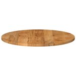 vidaXL Dessus de table Ø 90x3 8 cm rond bois de manguier massif
