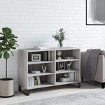 vidaXL Buffet sonoma gris 103 5x35x70 cm bois d'ingénierie