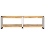 vidaXL Meuble TV 140x30x40 cm bois massif de manguier