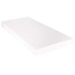 Vidaxl lit avec led et matelas gris foncé jute 180 x 200 cm