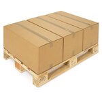 Caisse carton brune double cannelure raja 50x40x35 cm (lot de 10)