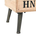 vidaXL Banc de rangement 110 cm Bois de sapin massif
