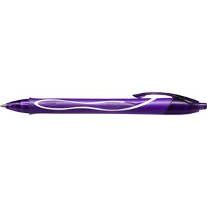 Stylo à encre gel gelocity quick dry  violet bic