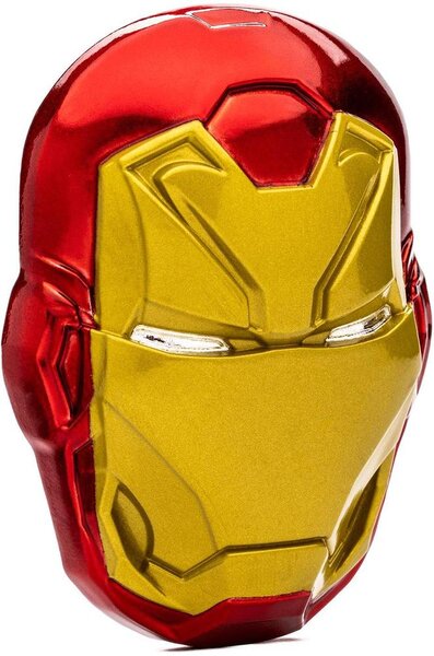 Pièce de monnaie en Argent 10 Dollars g 155.5 (5 oz) Millésime 2024 IRON MAN HELMET