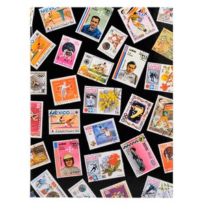 Album De Timbres Sport 16 Pages Noires - 22 5x30 5 Cm - Visuel - X 5 - Exacompta