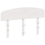 vidaXL Tête de lit blanc 120 cm bois massif de pin