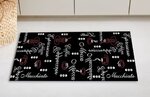 Tapis de cuisine 50 x 80 cm - Noir
