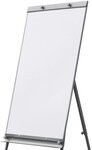Chevalet de conférence avec trépied réglable en hauteur 60 x 90 cm magnétique effaçable incluant marqueurs aimants papiers éponge paperboard tableau magnétique blanc
