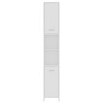vidaXL Ensemble de meubles de salle de bain 4 Pièces Blanc