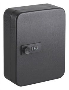 THIRARD - Armoire à clés à combinaison 3 chiffres capacité 30 clés 200x160x75mm époxy noir - THIRARD