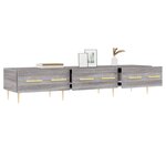 vidaXL Meuble TV sonoma gris 150x36x30 cm bois d'ingénierie