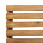 Chaises de jardin empilables vidaXL 8 Pièces 54.5x56x89 cm Bois massif d'acacia