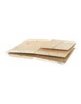 (lot  6 caisses) caisse bois contreplaqué mussy® - paquet de 6 545 x 490 x 295mm