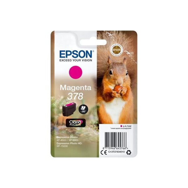 Epson cartouche d'encre originale 378 - 4.1 ml - magenta