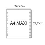 Intercalaires Imprimés Alphabétiques Pp Recyclé Gris - Az 20 Positions - A4 Maxi - Gris - X 10 - Exacompta