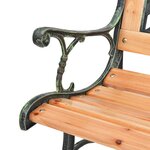 vidaXL Banc de jardin 122 cm Bois
