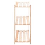vidaXL Étagères de rangement à 3 niveaux 3 Pièces 80x38x90 cm Pin 150 kg