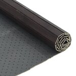 vidaXL Tapis rectangulaire marron foncé 70x400 cm bambou