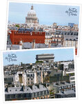 Lot de 6 cartes postales - Toits de Paris - Arc de Triomphe