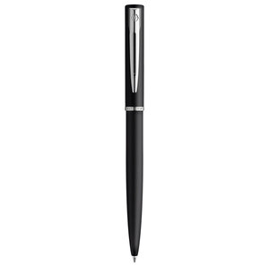 Waterman graduate allure stylo bille laque noire satinée recharge encre bleue pointe moyenne coffret cadeau