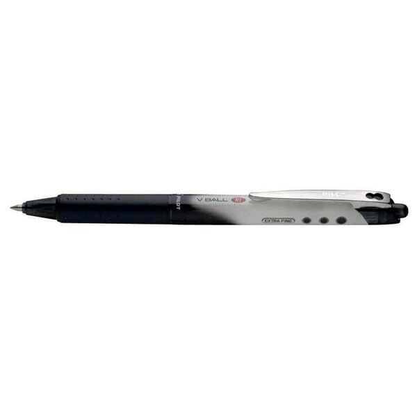 Stylo Roller Rétractable V-BALL 7 RT Pointe Moyenne Noir x 12 PILOT
