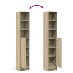 vidaXL Buffet avec LED chêne sonoma 36x32 5x200 cm bois d'ingénierie