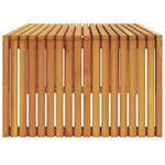 vidaXL Table Basse de Jardin 110x55x35 cm Bois Massif Acacia