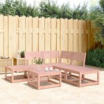 vidaXL Salon de jardin 5 Pièces bois massif de douglas