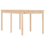 vidaXL Table de jardin 159 5x82 5x76 cm bois massif de pin