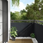 vidaXL Écran de balcon en tissu Oxford 90x600 cm Anthracite