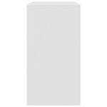 vidaXL Buffet blanc 67x39x73 cm acier