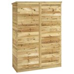 vidaXL Abri à outils de jardin 123x50x171 cm Pinède imprégnée